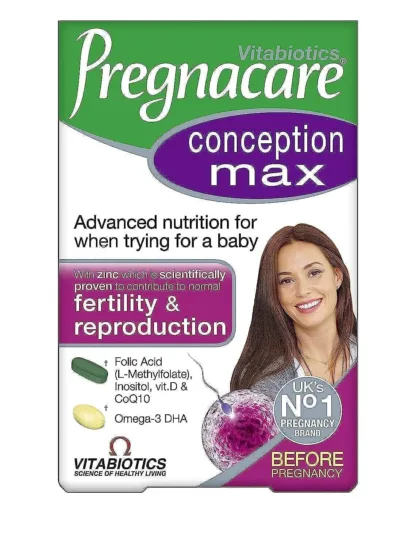 Vitabiotics Pregnacare Conception Max 84 Tablets