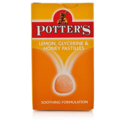 Potter's Pastilles Lemon Glycerine & Honey - 45g