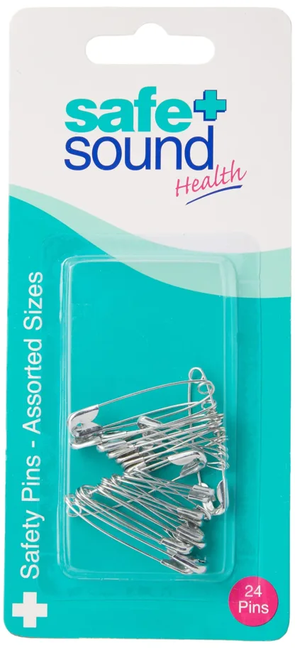 Safe & Sound Safety Pins Nickel