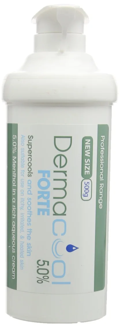 Dermacool Pump Dispenser Menthol In Aqueous Cream 5% - 500g