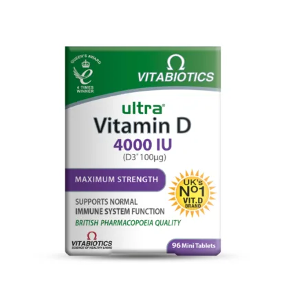 Vitabiotics Ultra Vitamins D3 4000iu 96 Tablets