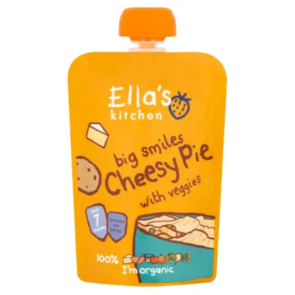 Ella's Kitchen Organic Cheesy Pie Baby Pouch 7+ Months - 130g