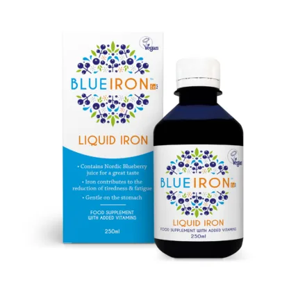 Blue Iron Food Supplement Liquid Iron With Added Vitamins - 250ml