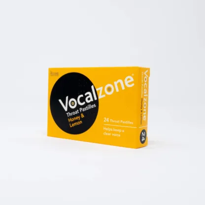 Vocalzone Throat Pastilles Honey & Lemon x 24