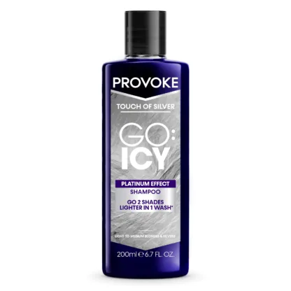 Provoke Touch of Silver Go Icy Platinum Effect Shampoo - 200ml