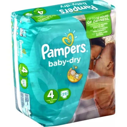 Pampers Baby Dry Carry Pack Nappies Size 4 x 25