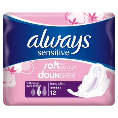 Always Soft & Fit Pads Long Plus x 12