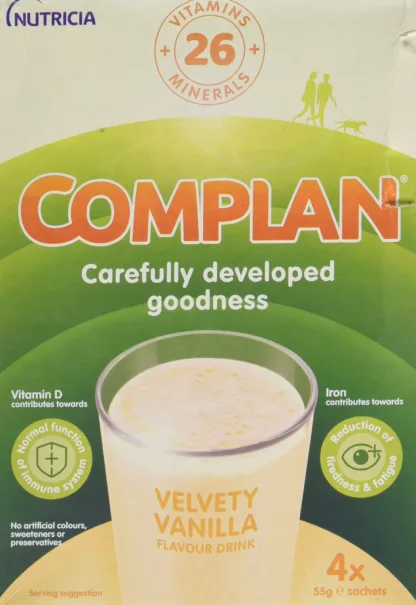 Complan Sachets Vanilla - 4x55g