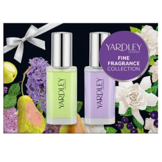 Yardley Minis 2 x 10ml EDT Lilac and Pear + Gardenia and Cassis Set