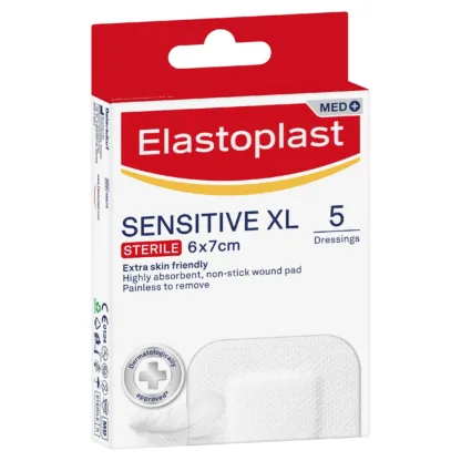 Elastoplast Sensitive XL Dressing 6x7cm x 5