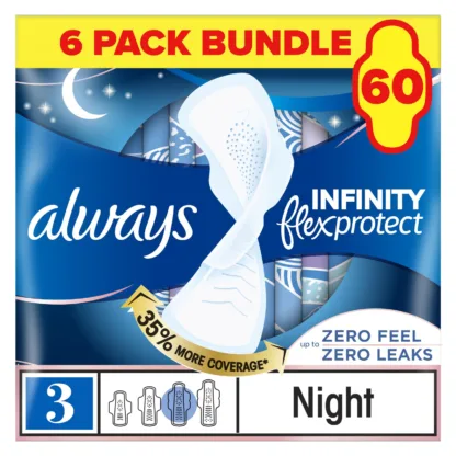 Always Infinity Sanitary Pad Night x 10