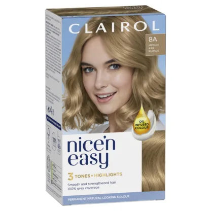 Nice & Easy Care Colour Medium Ash Blonde 8A