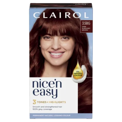 Nice & Easy Care Colour Dark Burgundy Brown 3.5BG