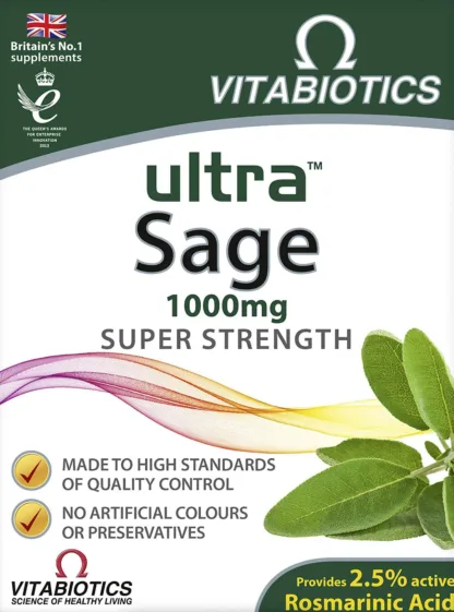 Vitabiotics Ultra Sage 30 Tablets