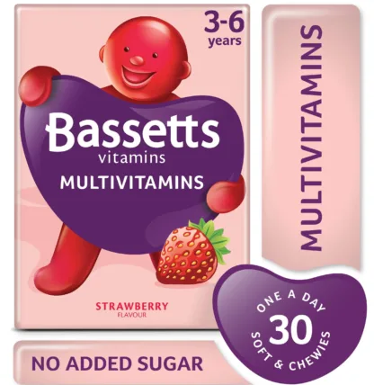 Bassett's Multi-Vitamin Pastilles 3-6 Years Strawberry x 30