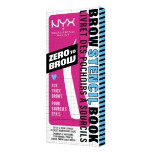 NYX Zero To Brow Stencil 4pcs