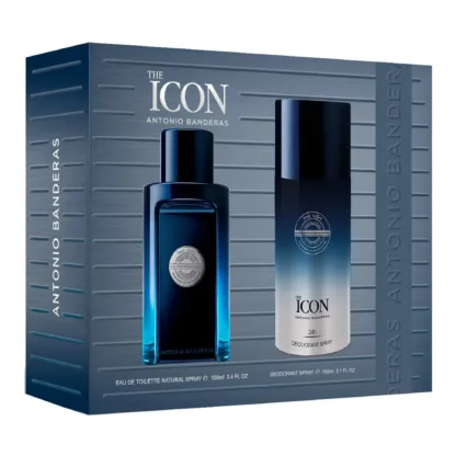 Antonio Banderas The Icon 2 Piece Gift Set: Eau de Toilette 100ml - Deodorant Spray 150ml