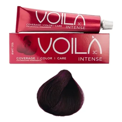 Intercosmo Voilà 3C Intense 5.22 Light Brown Intense Purple Hair Colour 60ml