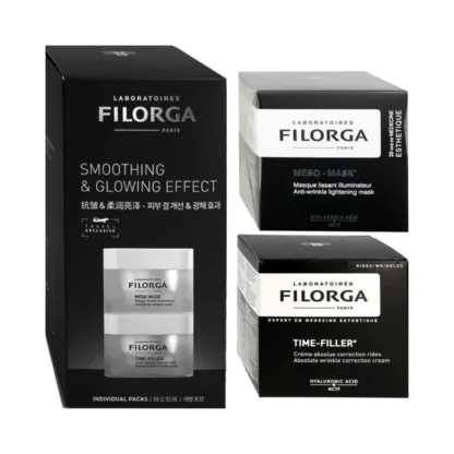 Filorga Smoothing Glowing Effect Travel Gift Set – 50ml Time-Filler Cream & 50ml Meso Face Mask