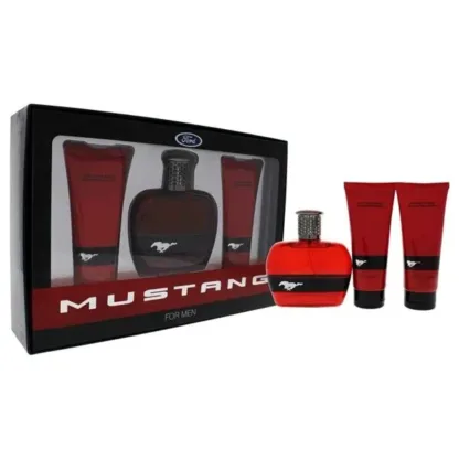 Mustang Red Gift Set 100ml EDT + 100ml Aftershave Balm + 100ml Shower Gel