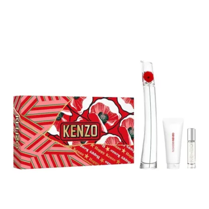 Kenzo Flower Gift Set 100ml EDP + 10ml EDP + 75ml Body Lotion