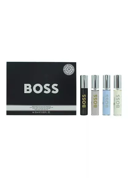 Hugo Boss Bottled 4 Piece Gift Set: Eau de Parfum 10ml - Eau de Toilette 10ml - Parfum 10ml - Infinite Eau de Parfum 10ml