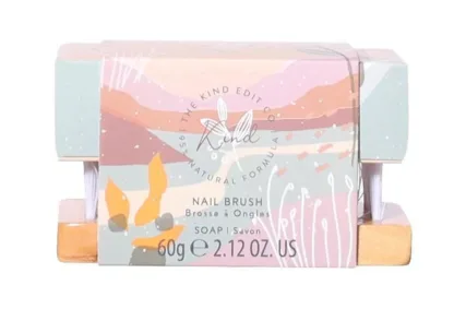 The Kind Edit Co. Kind Gift Set 60g Soap + Nail Brush