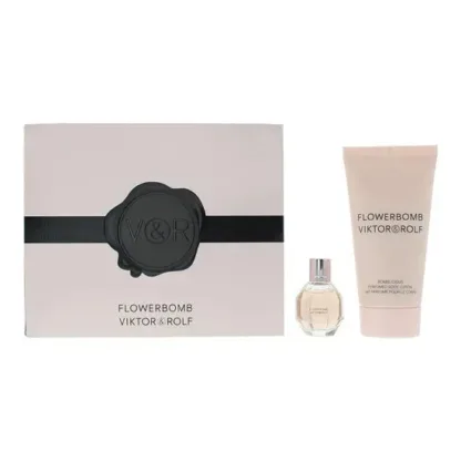 Viktor Rolf Flowerbomb 2 Piece Gift Set: Eau De Parfum 7ml - Body Lotion 50ml