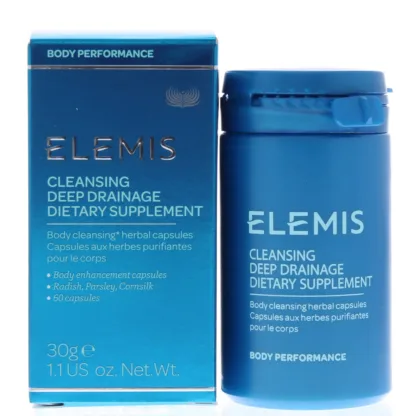 Elemis Body Performance Cleansing Deep Drainage Dietary Supplement Body Cleansing Herbal Capsules 30g