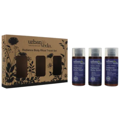 Urban Veda Radiance Body Ritual Travel Set Bodycare Set 3 Pieces Gift Set