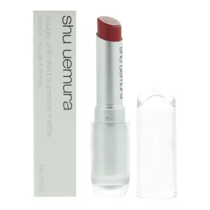 Shu Uemura Rouge Unlimited RD165 Supreme Matte Lipstick Gloss 3.4g