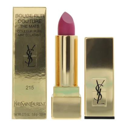 Yves Saint Laurent Rouge Pur Couture The Mats 215 Lust For Pink Lipstick 3.8g