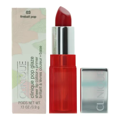 Clinique Pop Glaze 03 Fireball Pop Lip Colour + Primer 3.9g