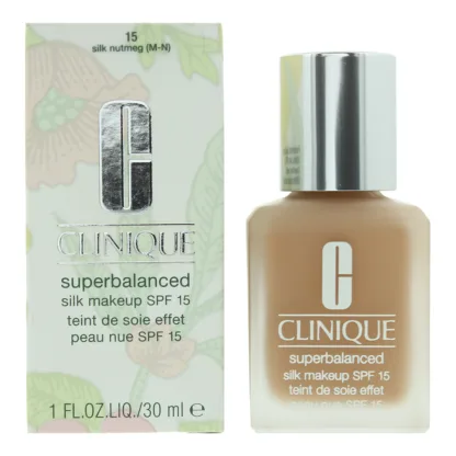 Clinique Superbalanced Silk Spf 15 15 Silk Nutmeg (M-N) Liquid Foundation 30ml