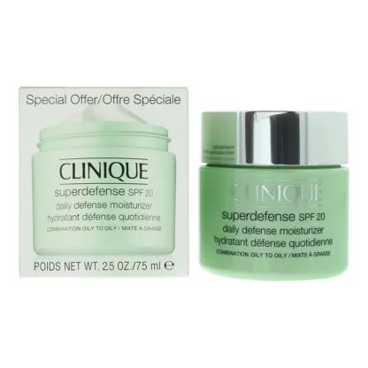 Clinique Superdefense Spf 20 Daily Defense Moisturiser (Combination Oily to Oily) 75ml