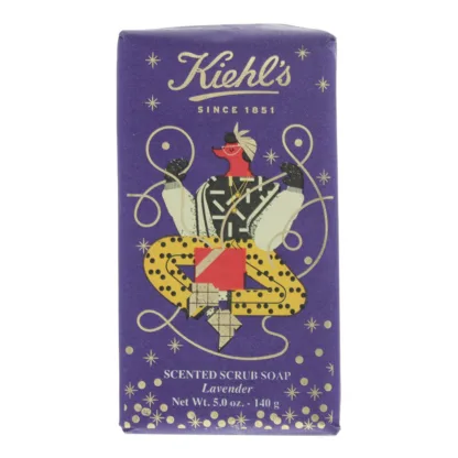 Kiehl's Scented Scrub Bar Soap Lavender 140g