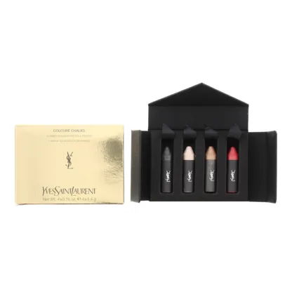 Yves Saint Laurent Couture Chalks 4 Piece Gift Set: Le Rouge Chalk 4.4g - Le Noir Chalk 4.4g - Le Nude Chalk 4.4g - Le Cuivre Chalk 4.4g