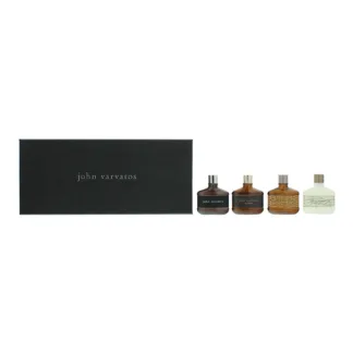 John Varvatos Miniature Gift Set for Men 15ml EDT + 15ml Vintage EDT + 15ml Artisan EDT + 15ml Artisan Pure