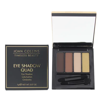 Joan Collins Quad Moody Browns Gold Eye Shadow 5g