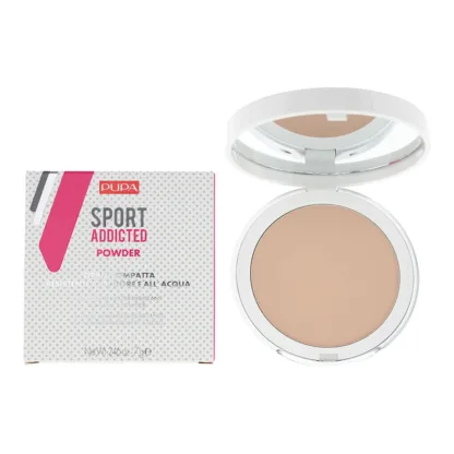 Pupa Sport Addicted 002 Natural Beige Sweat And Water Resistant Compact Powder 7g