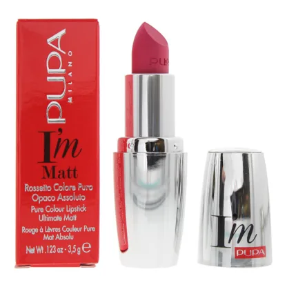 Pupa I'm Matte Pure Colour 50 Fuchsia Runway Lipstick 3.5g