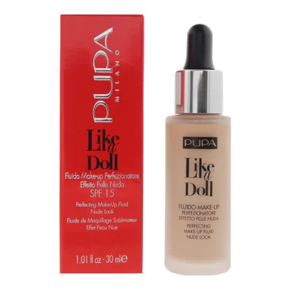 Pupa Like A Doll 020 Light Beige Liquid Foundation 30ml