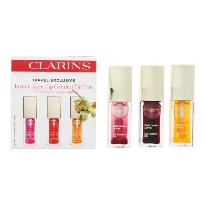 Clarins Instant Light Lip Confort Oil Trio 3 x 7ml