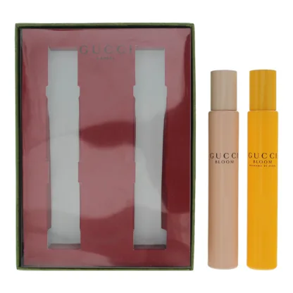 Gucci Bloom Rollerball Gift Set 7.5ml Bloom EDP Rollerball + 7.5ml Bloom Profumo Di Fiori EDP Rollerball