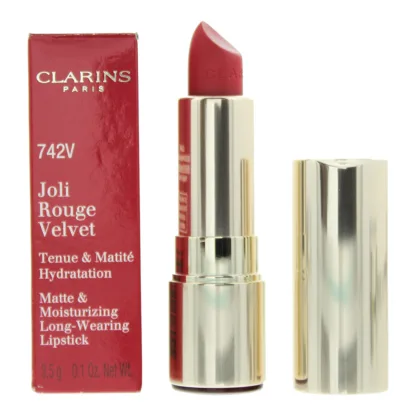 Clarins Joli Rouge Velvet 742V Lipstick 3.5g