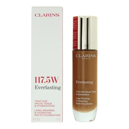 Clarins Everlasting Long Wearing Hydrating 117.5 Pecan Foundation 30ml