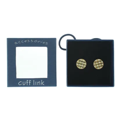 Bio Labs Gold Cufflinks