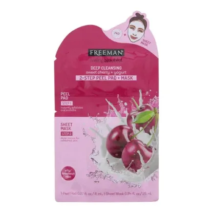 Freeman Deep Cleansing Face Mask 25ml - Sweet Cherry + Yogurt