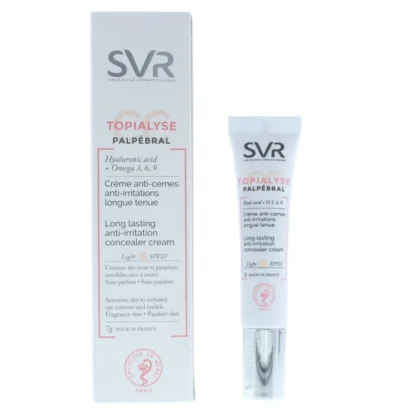 SVR Laboratoires Topialyse Palpbral CC Long Lasting Anti-Irritation Concealer Cream SPF20 7ml - Light