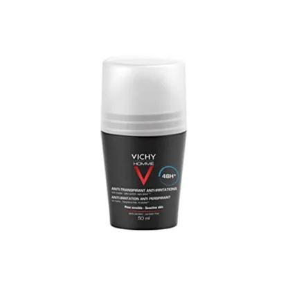 Vichy Homme Roll On Deodorant 72H 50ml - Sensitive Skin